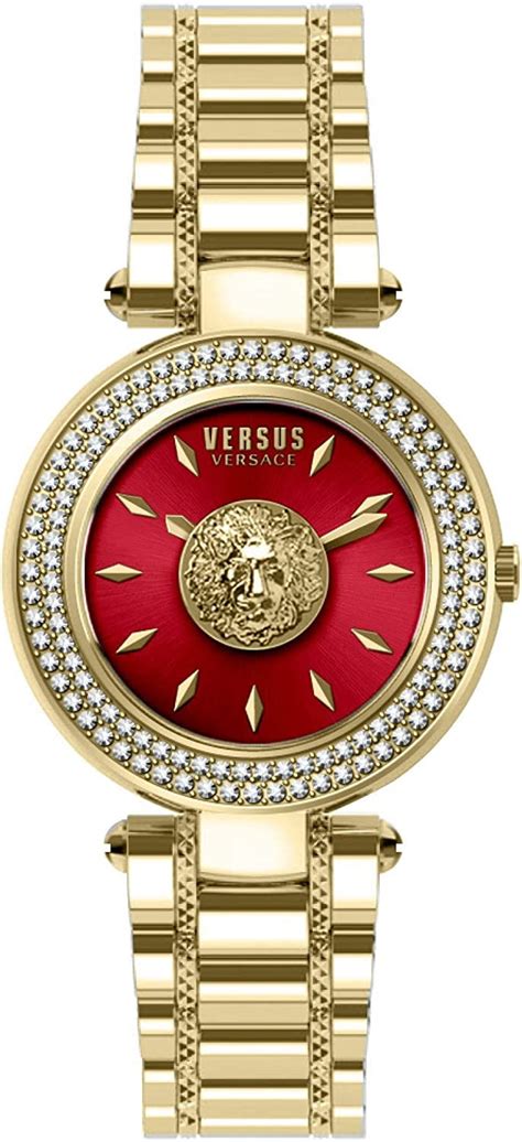 versace versus watch red